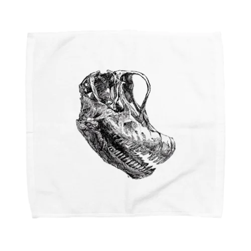 ジラファティタンの頭のお骨 Towel Handkerchief