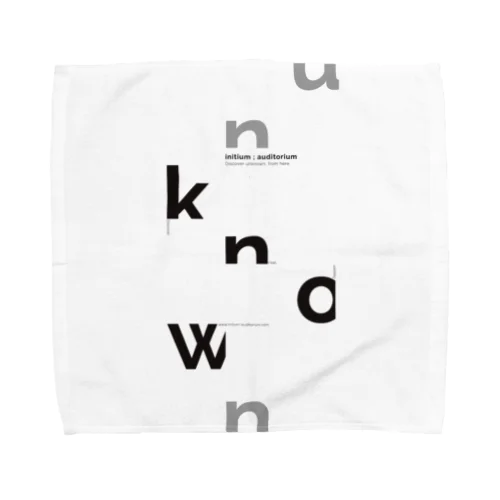 initium ; auditorium フライヤーデザイン Towel Handkerchief