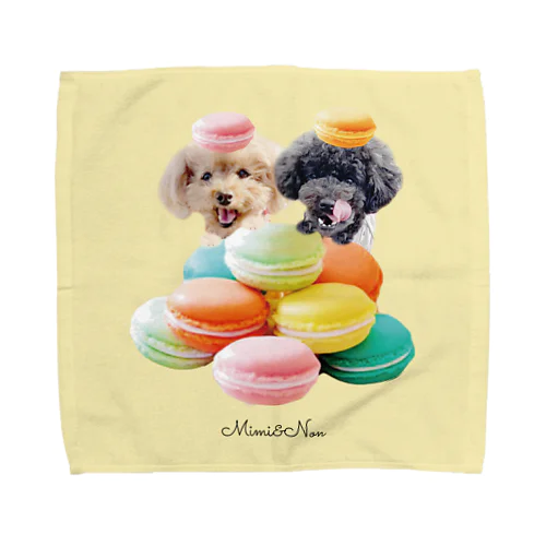 Mimi&Non　クリームイエローL Towel Handkerchief