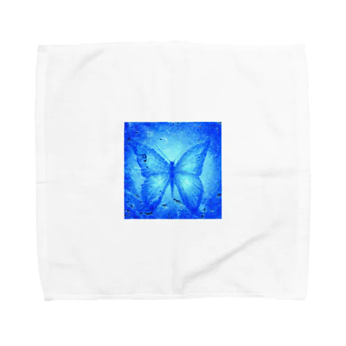 青い蝶 Towel Handkerchief