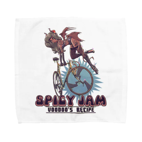 "SPICY JAM" (red) Towel Handkerchief