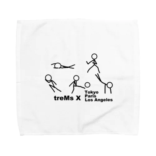 treMs Sportタオルハンカチ Towel Handkerchief