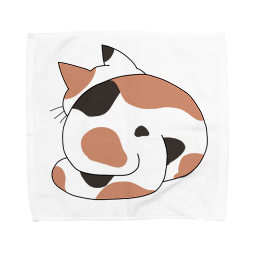 三毛猫のおしり Towel Handkerchief