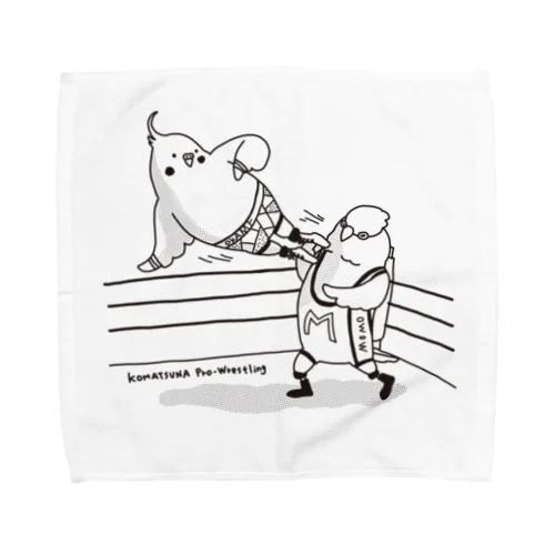 オカメさんドロップキック Towel Handkerchief