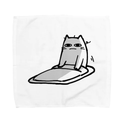 絶起ねこ Towel Handkerchief