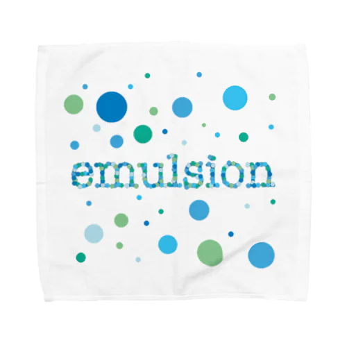 emulsionロゴ Towel Handkerchief