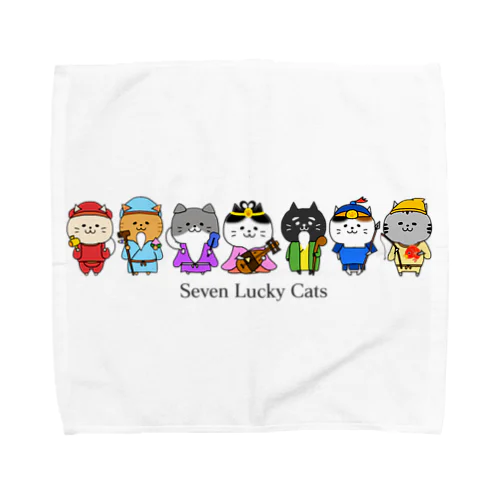 七福猫 Towel Handkerchief