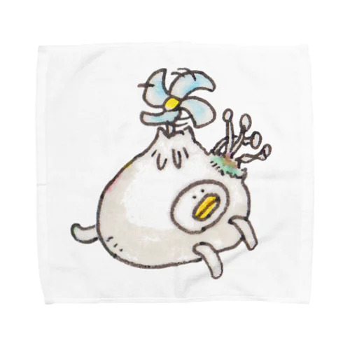 カビちゃった肉まんヘリ Towel Handkerchief