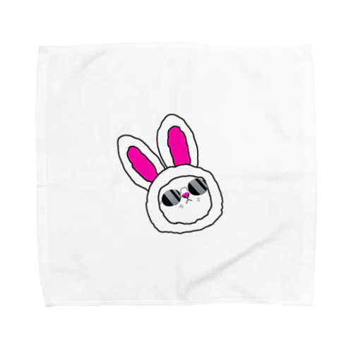 猫うさぎ Towel Handkerchief