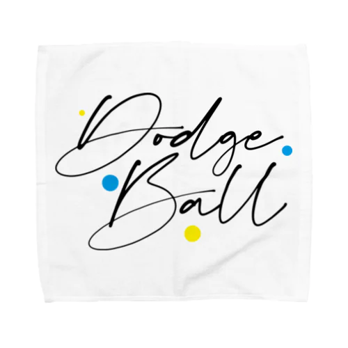 handwriting dodge ball Towel Handkerchief