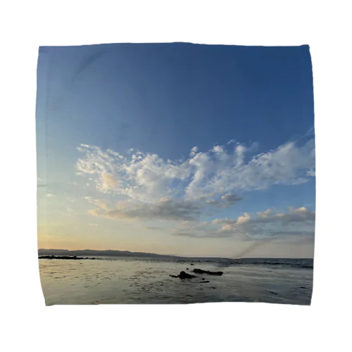 夕焼けの海 Towel Handkerchief