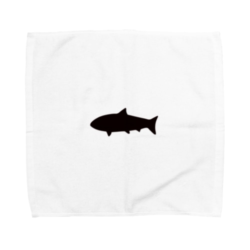 とてもシンプルなサメ Towel Handkerchief
