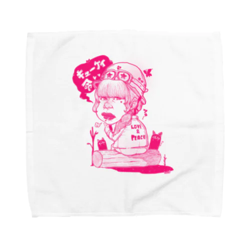 休憩命さん Towel Handkerchief