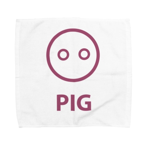 pig Towel Handkerchief