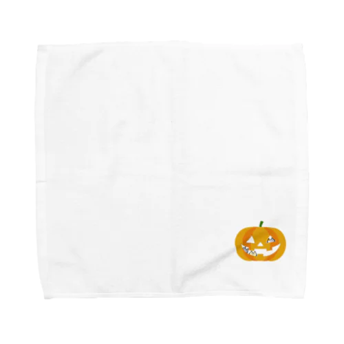 かぼちゃにゃ(ワンポイント) Towel Handkerchief