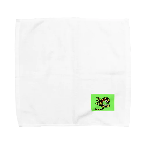 とら文字動物ハンカチ Towel Handkerchief