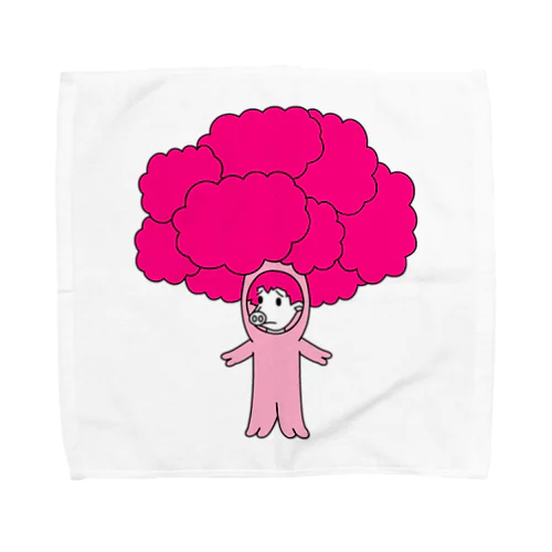 豚菜類！ロース・ピンク・ピッグカリフラワー！！ Towel Handkerchief