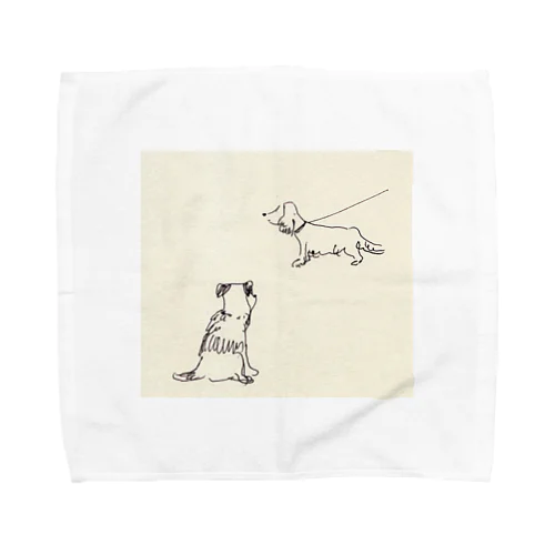 おさんぽのあのこ Towel Handkerchief