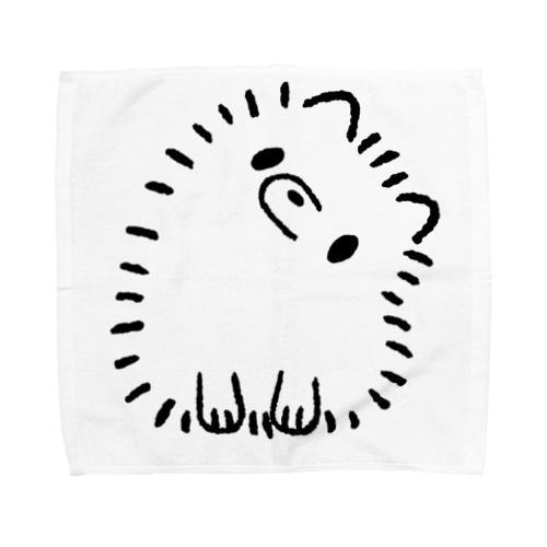 こくびをかしげるポメちゃん Towel Handkerchief