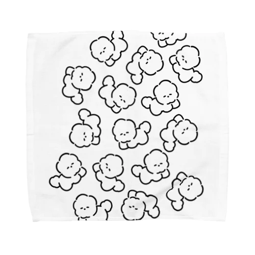 ふわふわわんちゃん Towel Handkerchief