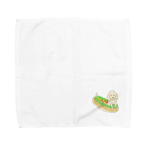 ホットドッグ(文字なし) Towel Handkerchief
