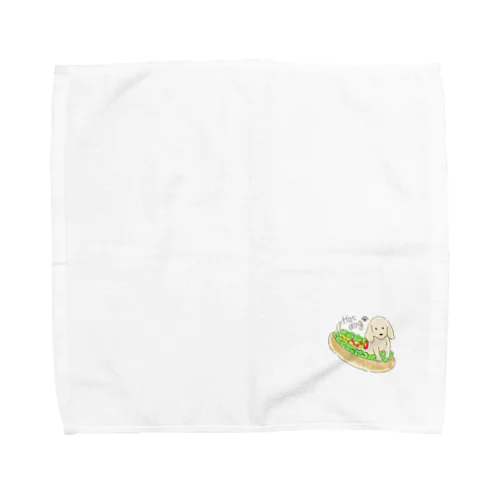 ホットドッグ(文字あり) Towel Handkerchief