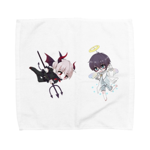 てんしとあくま Towel Handkerchief