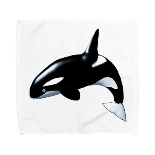 海の王者　シャチさん　 Towel Handkerchief