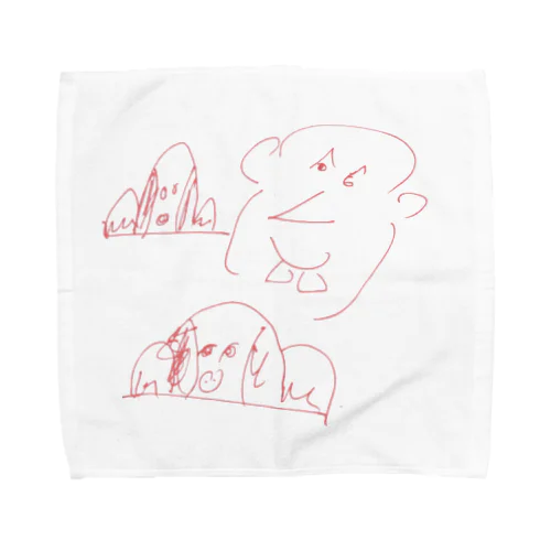 山くんと山口くん Towel Handkerchief