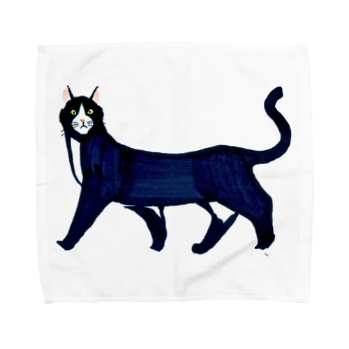 ハチワレねこ Towel Handkerchief