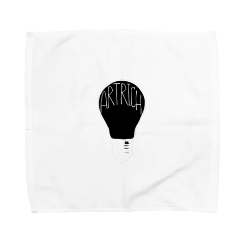 ARTRICH ロゴ　ブラック Towel Handkerchief