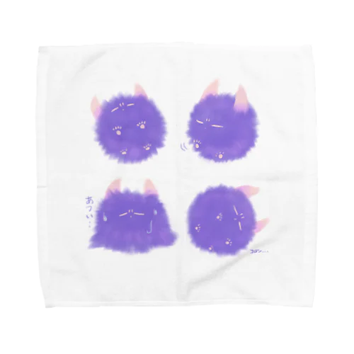 ふわふわのまもの　その2 Towel Handkerchief