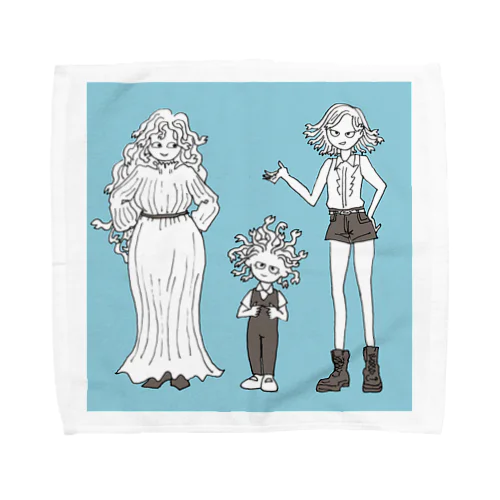 ゴルゴン三姉妹 Towel Handkerchief