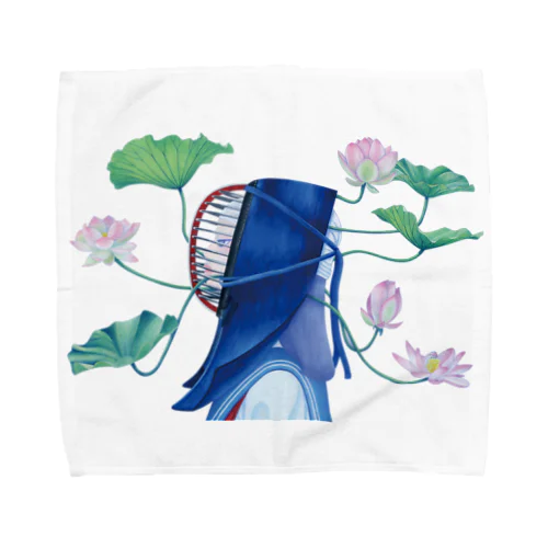 花に寄生される少女 Towel Handkerchief