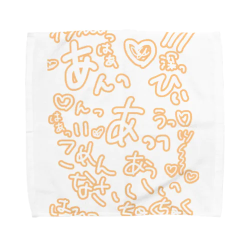 かわいい擬音 Towel Handkerchief