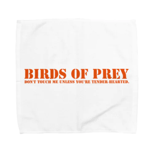 BIRDS OF PREY　橙  Towel Handkerchief