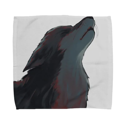 wolfハンカチ Towel Handkerchief