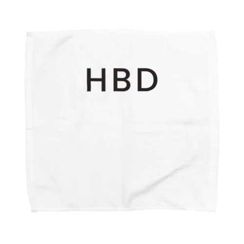 さりげないハピバ・HAPPYBIRTHDAY Towel Handkerchief