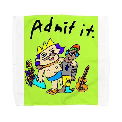 Admit it ！ タオルハンカチ