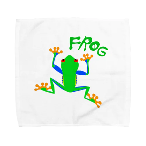 アカメアマガエル Towel Handkerchief