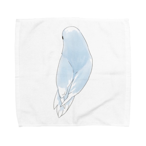 見返り美人マメルリハちゃん【まめるりはことり】 Towel Handkerchief