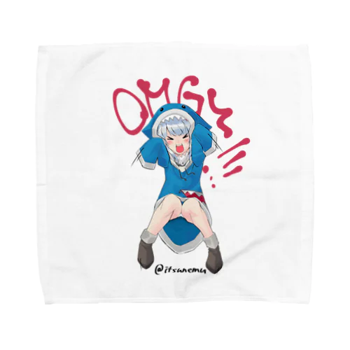 サメイラスト Towel Handkerchief