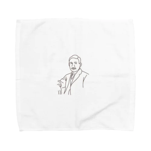 夏目の漱石さん。 Towel Handkerchief