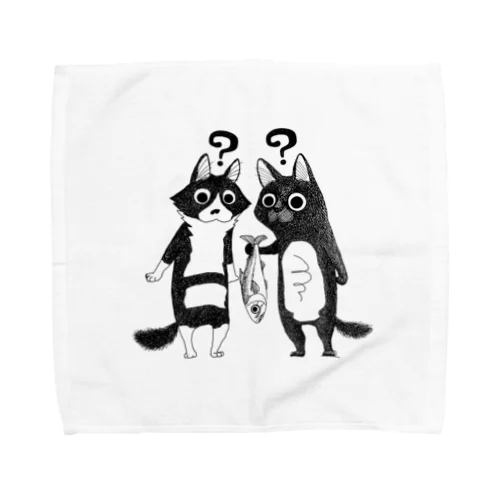 イエネコな２匹 Towel Handkerchief