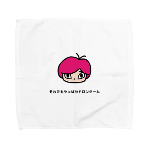 タイトル入りどろんちゃん Towel Handkerchief