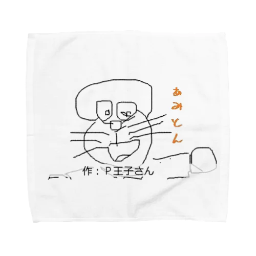 P王子画伯 ド●●●ん Towel Handkerchief