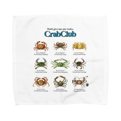Crab Club タオルハンカチ