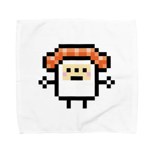 PixelArt スシスッキー サーモン Towel Handkerchief