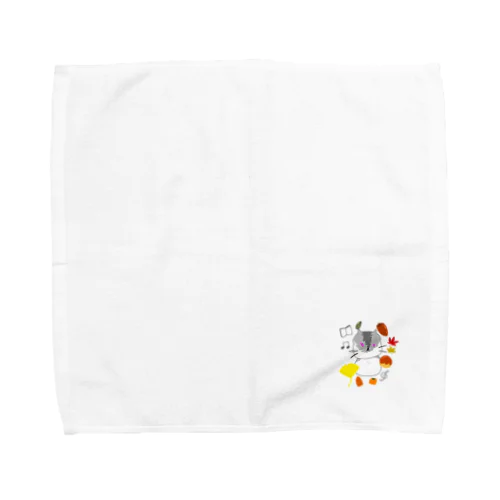 ぼくは、はむすたー　fall Towel Handkerchief