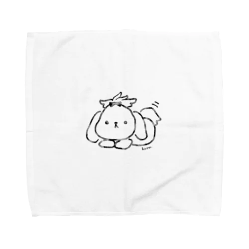 ラクガキのチワマル Towel Handkerchief